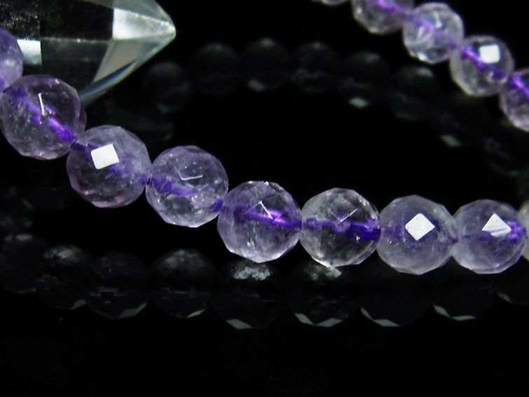 アメジスト ブレスレット 8mm [T404-1388] 3枚目