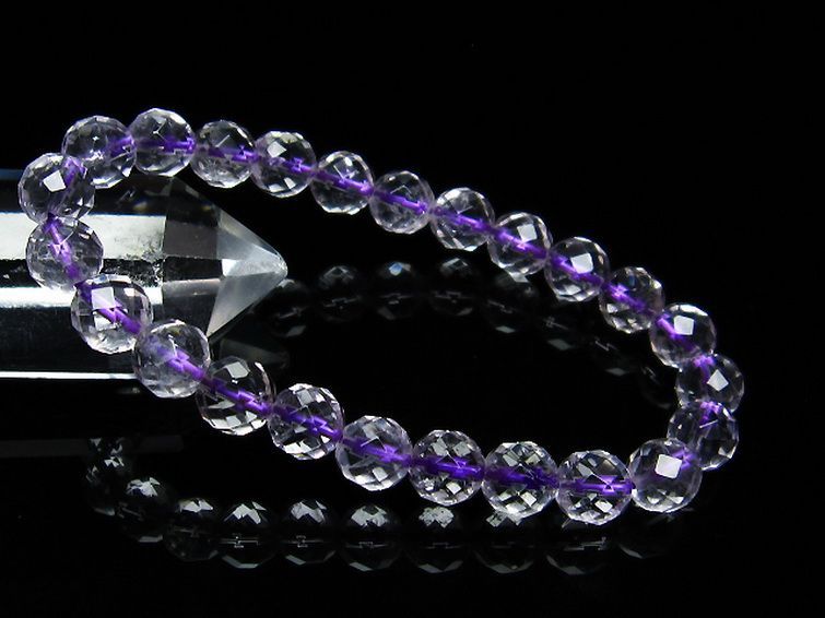 アメジスト ブレスレット 8mm [T404-1398] 1枚目