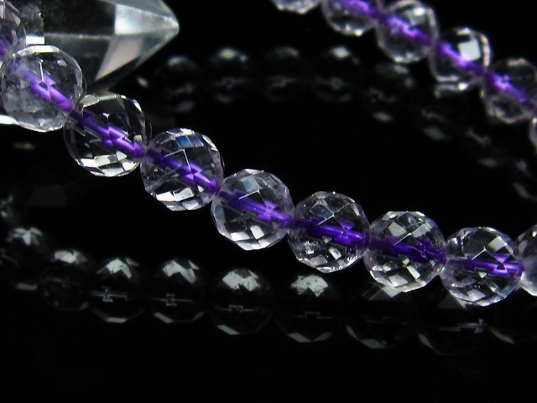 アメジスト ブレスレット 8mm [T404-1398] 3枚目