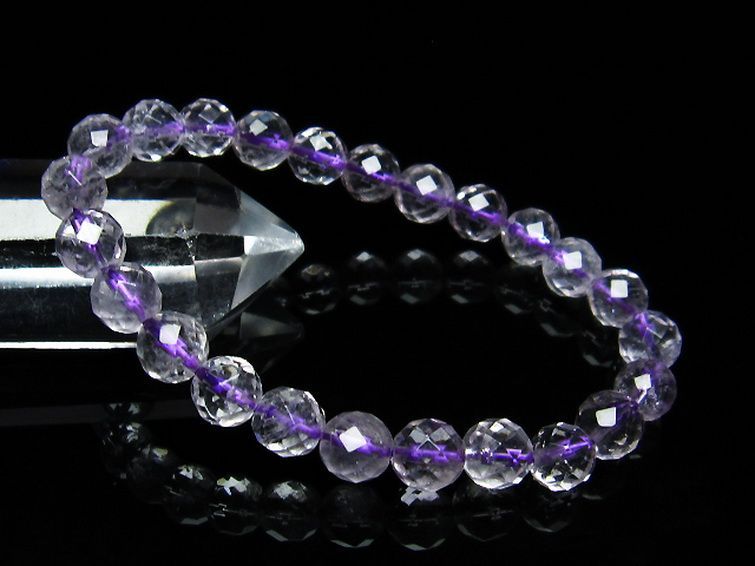アメジスト ブレスレット 8mm [T404-1403] 1枚目