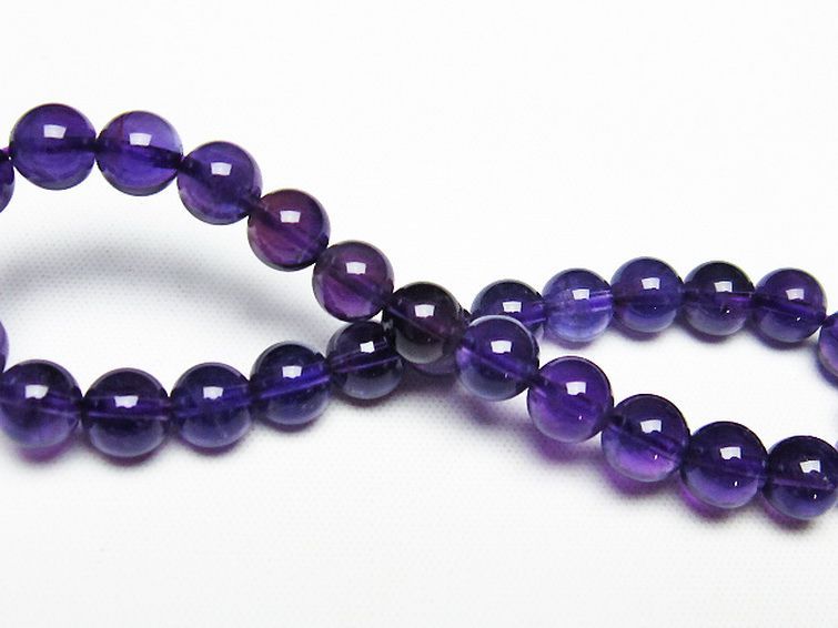 アメジスト ブレスレット 7mm [T406-3129] 2枚目