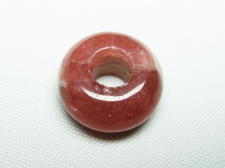 インカローズ ロードクロサイト 変形ビーズ[T407-1663] 1枚目