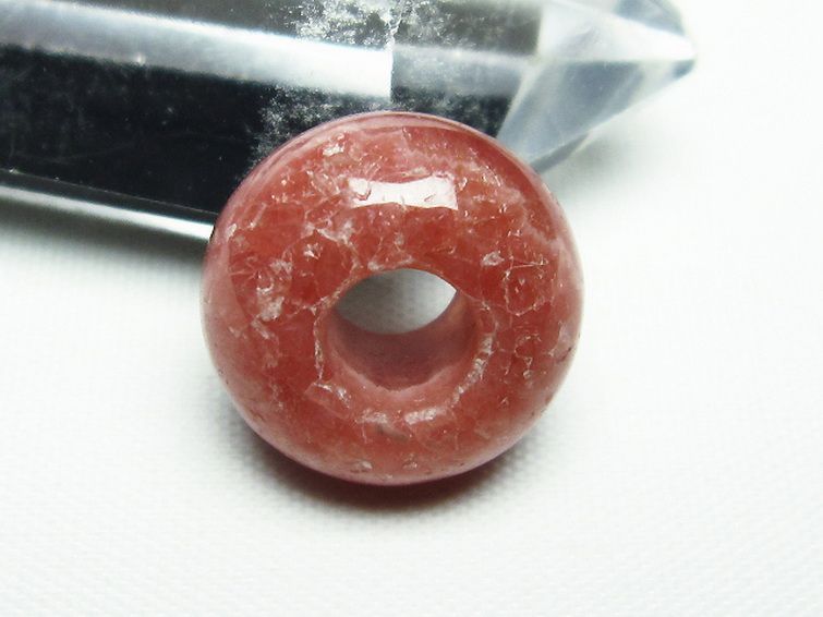 インカローズ ロードクロサイト 変形ビーズ[T407-1702] 2枚目