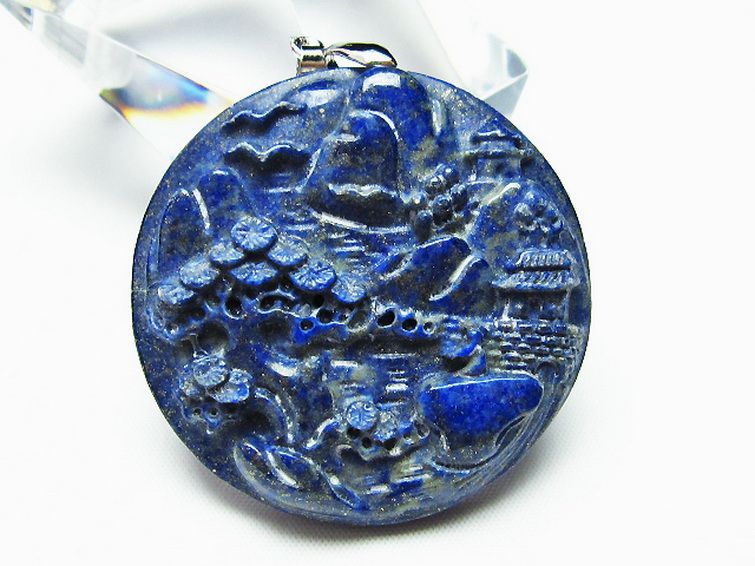 ラピスラズリ ペンダント [T411-5224] 2枚目