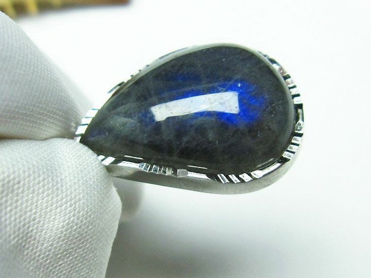 ラブラドライト ペンダント [T413-3799] 1枚目