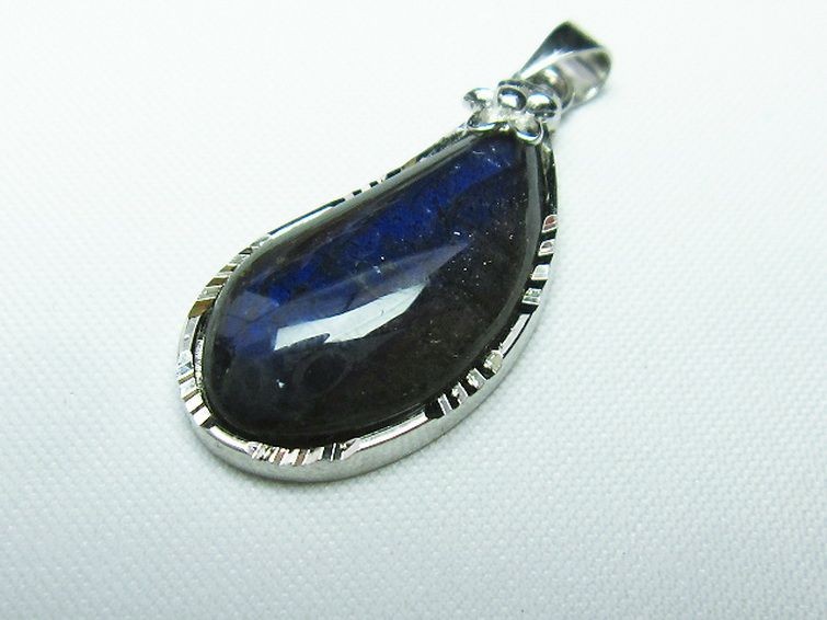 ラブラドライト ペンダント [T413-3851] 2枚目