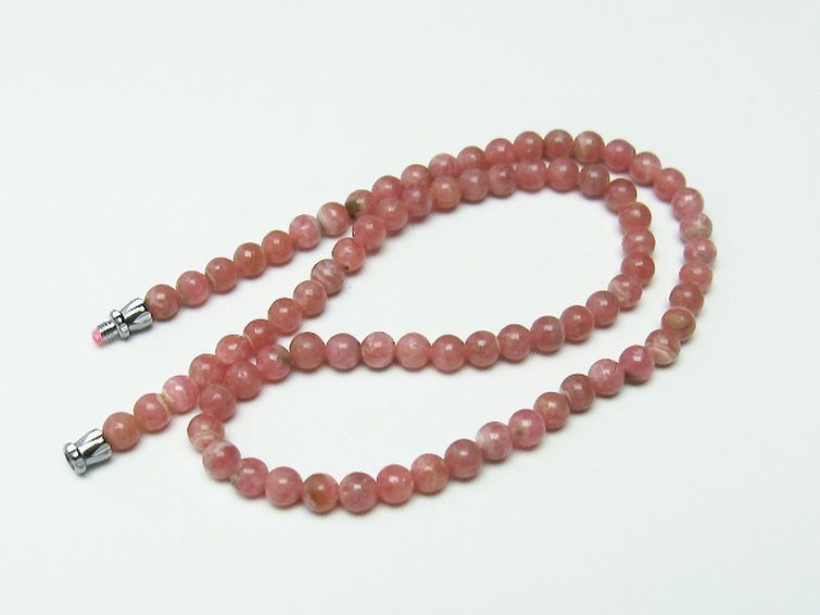 インカローズ ロードクロサイト ネックレス 5mm [T423-1116] 2枚目