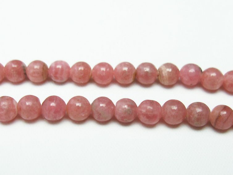 インカローズ ロードクロサイト ネックレス 5mm [T423-1116] 3枚目