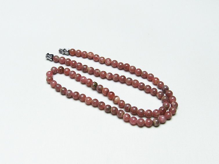 インカローズ ロードクロサイト ネックレス 5mm [T423-1465] 1枚目