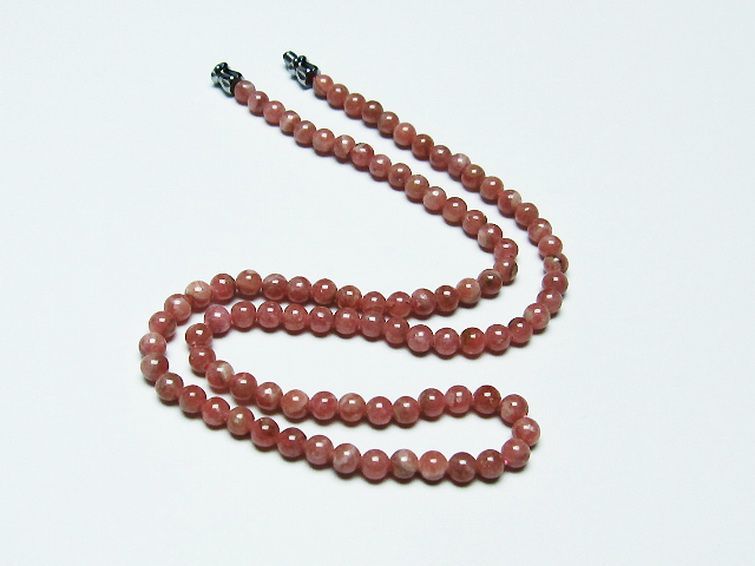 インカローズ ロードクロサイト ネックレス 4mm [T423-1645] 1枚目