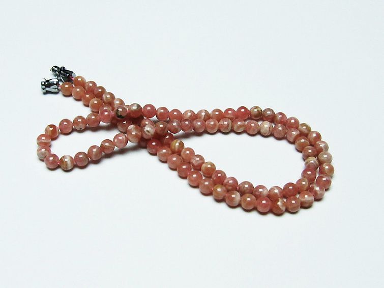 インカローズ ロードクロサイト ネックレス 4mm [T423-1653] 2枚目