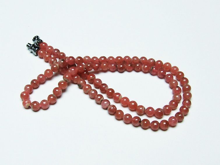 インカローズ ロードクロサイト ネックレス 5mm [T423-1673] 2枚目