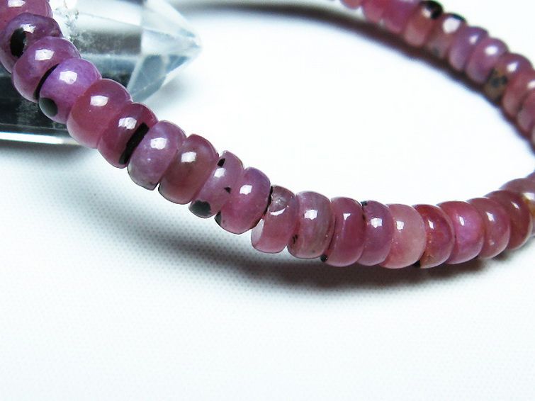 ルビー ブレスレット 7mm [T430-4557] 3枚目