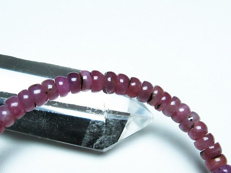 ルビー ブレスレット 7mm [T430-4560] 2枚目