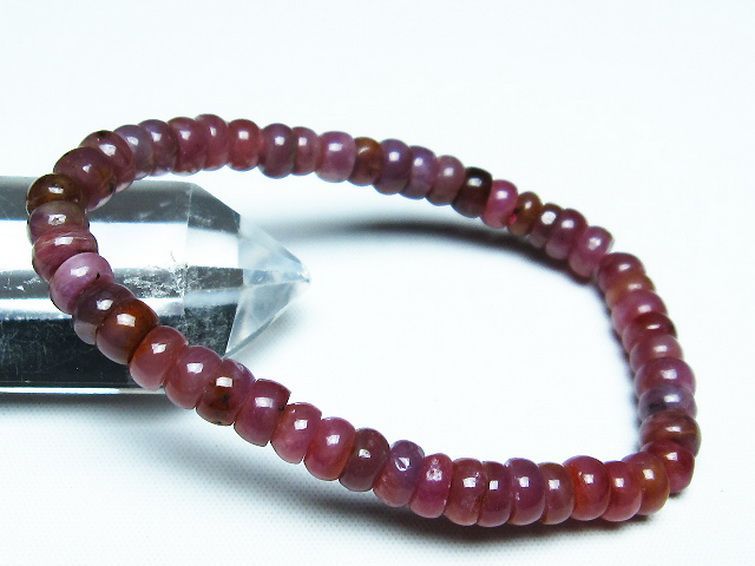 ルビー ブレスレット 7mm [T430-4562] 1枚目