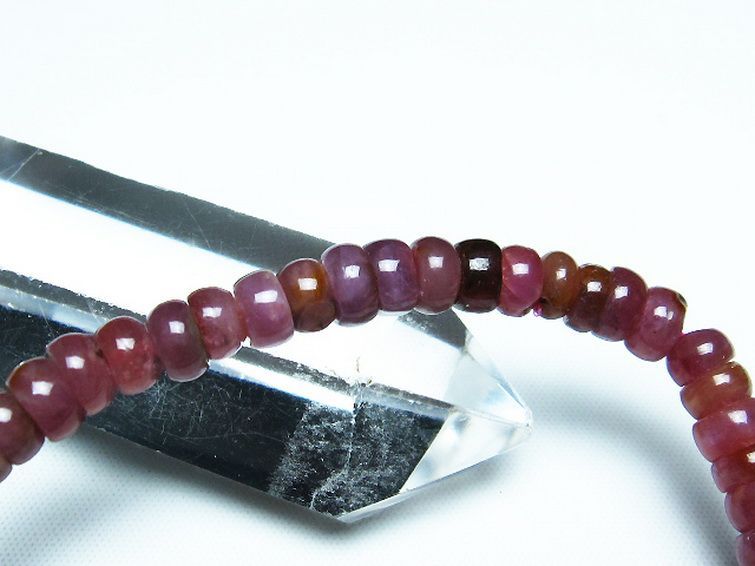 ルビー ブレスレット 7mm [T430-4562] 2枚目