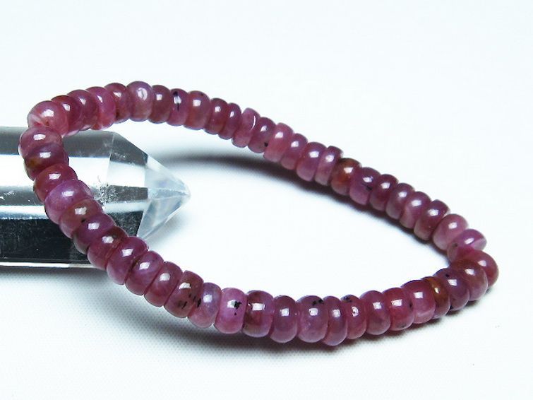 ルビー ブレスレット 8mm [T430-4567] 1枚目