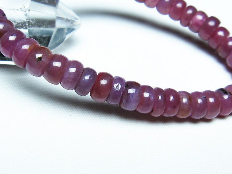 ルビー ブレスレット 8mm [T430-4580] 3枚目