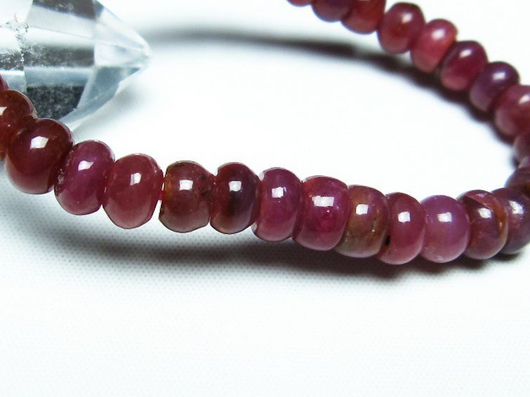 ルビー ブレスレット 8mm [T430-4584] 3枚目