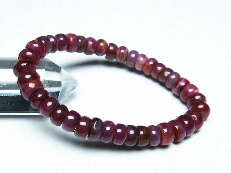 ルビー ブレスレット 8mm [T430-4591] 1枚目
