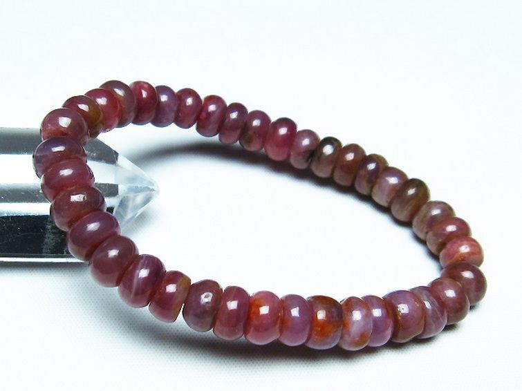 ルビー ブレスレット 9mm [T430-4593] 1枚目