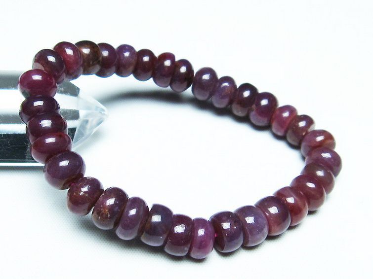 ルビー ブレスレット 9mm [T430-4595] 1枚目