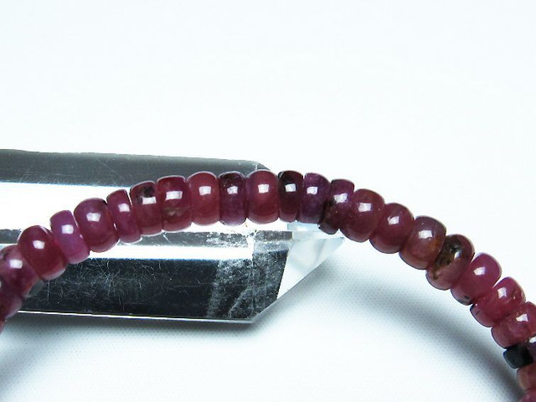 ルビー ブレスレット 8mm [T430-4604] 2枚目