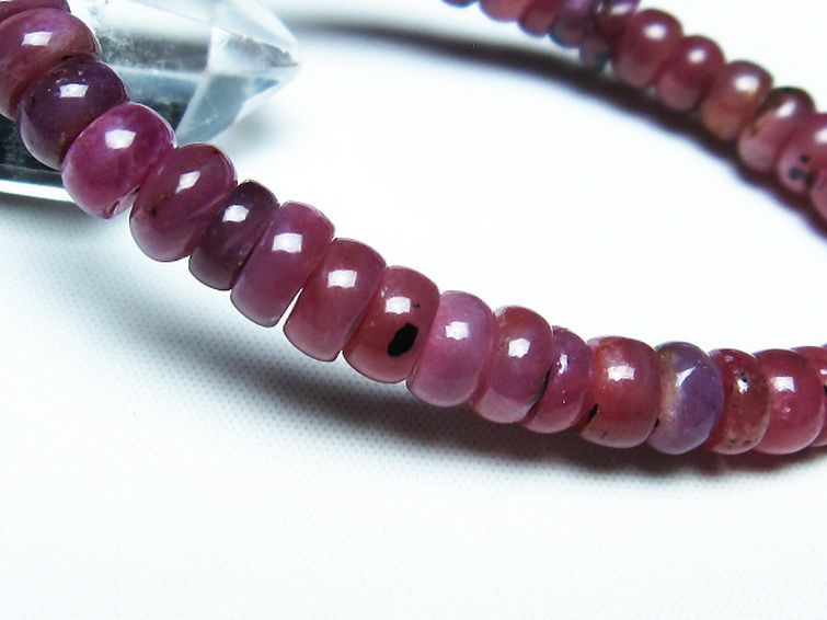 ルビー ブレスレット 8mm [T430-4604] 3枚目