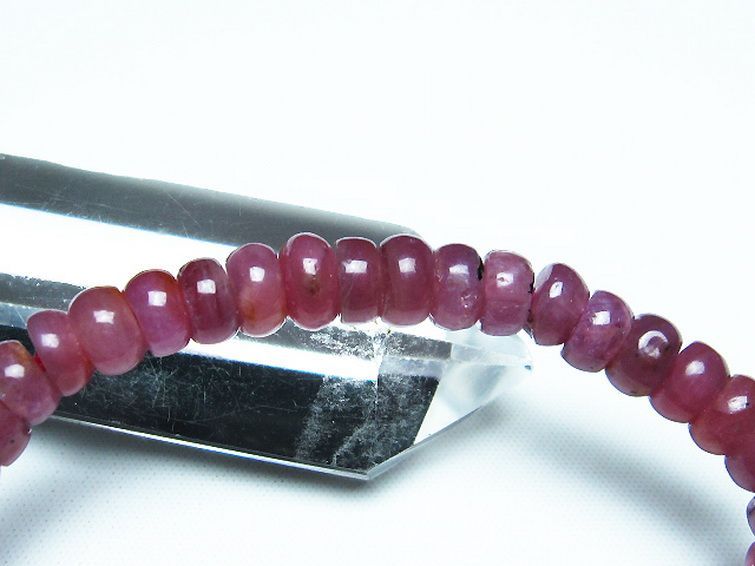ルビー ブレスレット 7mm [T430-4607] 2枚目