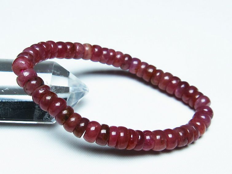 ルビー ブレスレット 7mm [T430-4608] 1枚目