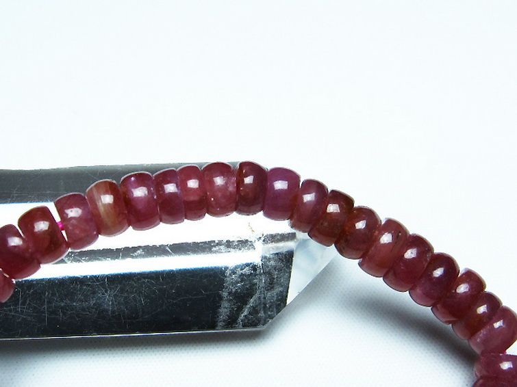 ルビー ブレスレット 7mm [T430-4608] 2枚目