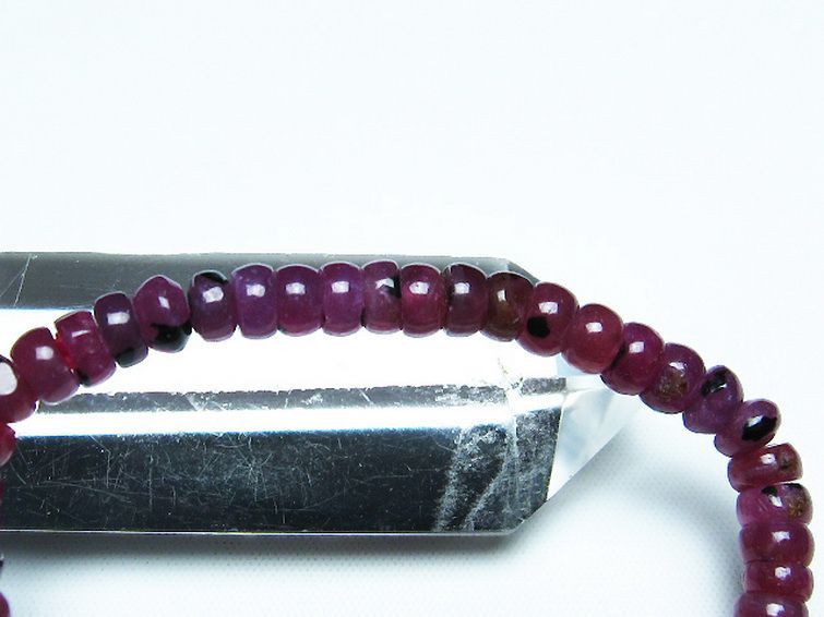 ルビー ブレスレット 6mm [T430-4615] 2枚目
