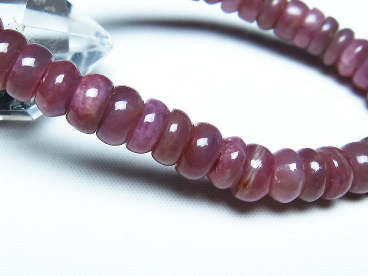 ルビー ブレスレット 8mm [T430-4628] 3枚目