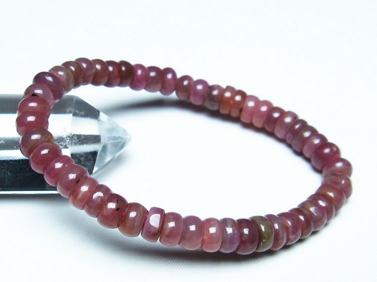 ルビー ブレスレット 7mm [T430-4631] 1枚目