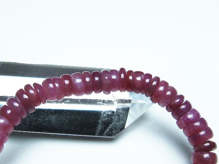 ルビー ブレスレット 7mm [T430-4656] 2枚目