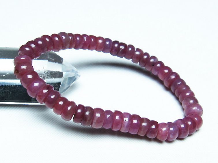 ルビー ブレスレット 8mm [T430-4659] 1枚目