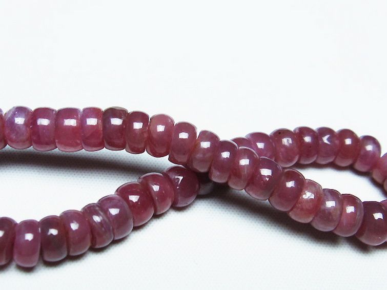 ルビー ブレスレット 7mm [T430-4660] 2枚目