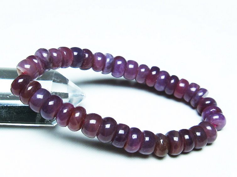 ルビー ブレスレット 9mm [T430-4672] 1枚目