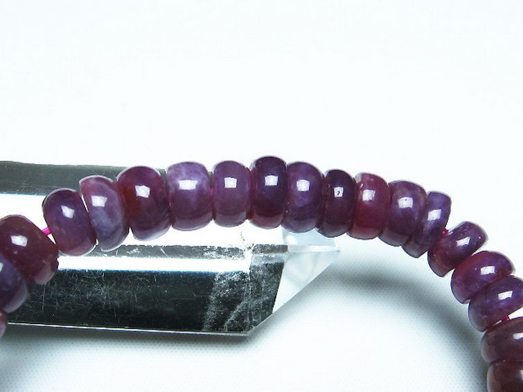 ルビー ブレスレット 9mm [T430-4672] 2枚目