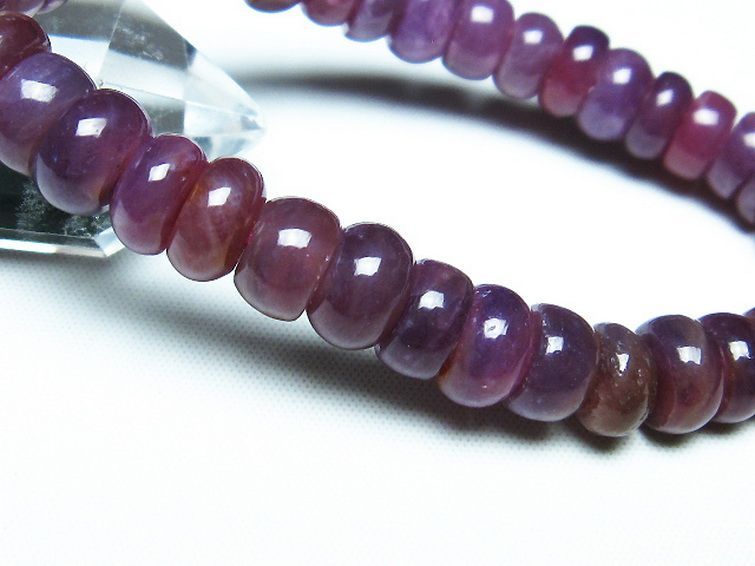 ルビー ブレスレット 9mm [T430-4672] 3枚目