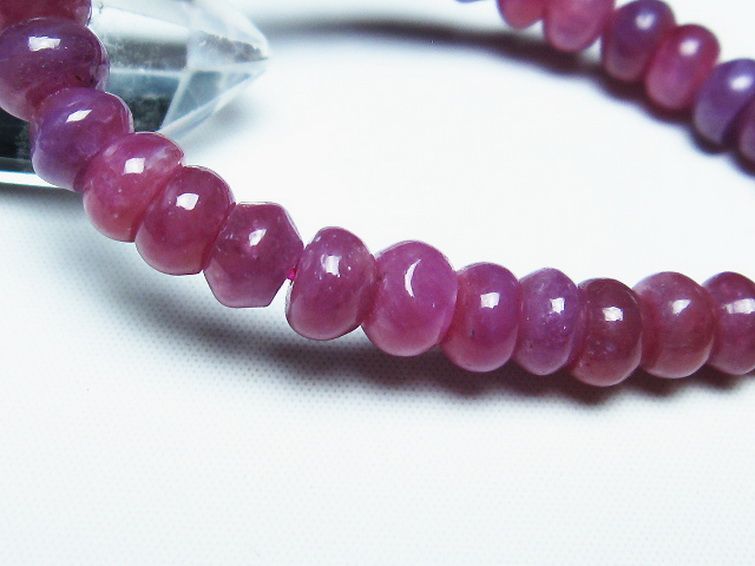 ルビー ブレスレット 8mm [T430-4683] 3枚目