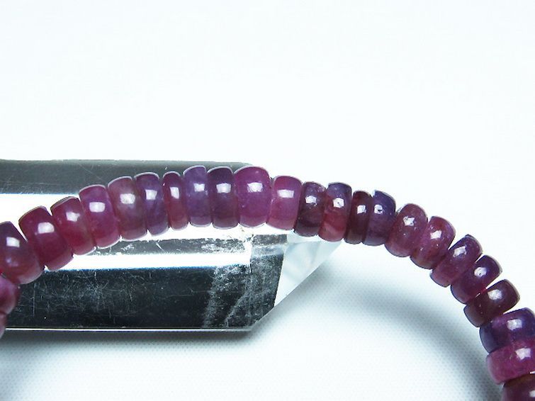 ルビー ブレスレット 8mm [T430-4687] 2枚目