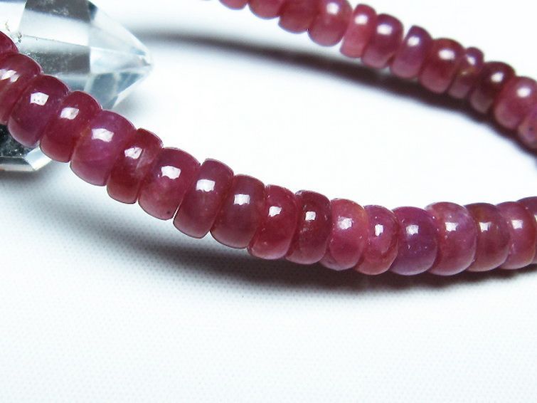 ルビー ブレスレット 7mm [T430-4696] 3枚目
