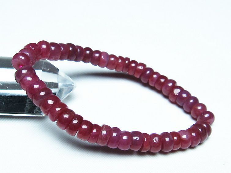 ルビー ブレスレット 8mm [T430-4715] 1枚目