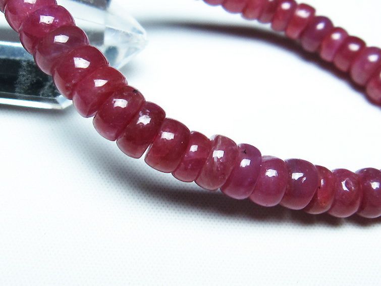 ルビー ブレスレット 8mm [T430-4715] 3枚目