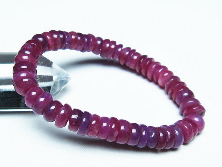 ルビー ブレスレット 9mm [T430-4727] 1枚目