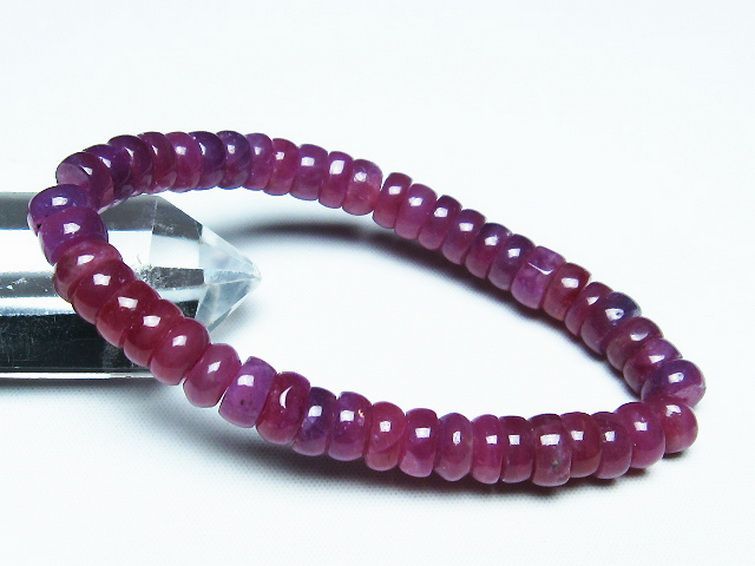 ルビー ブレスレット 8mm [T430-4728] 1枚目