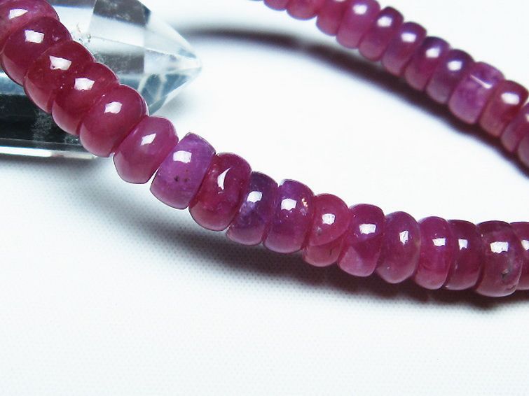 ルビー ブレスレット 8mm [T430-4728] 3枚目