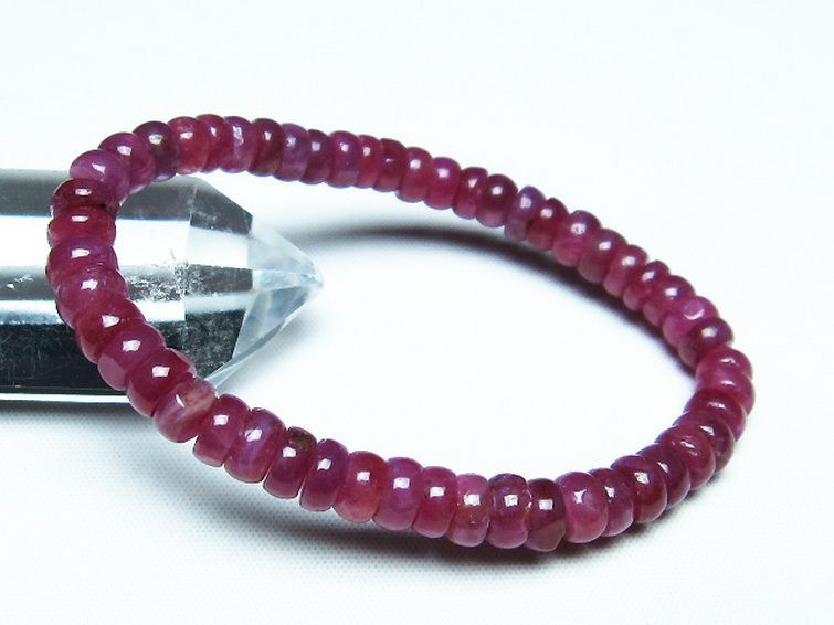 ルビー ブレスレット 7mm [T430-4732] 1枚目