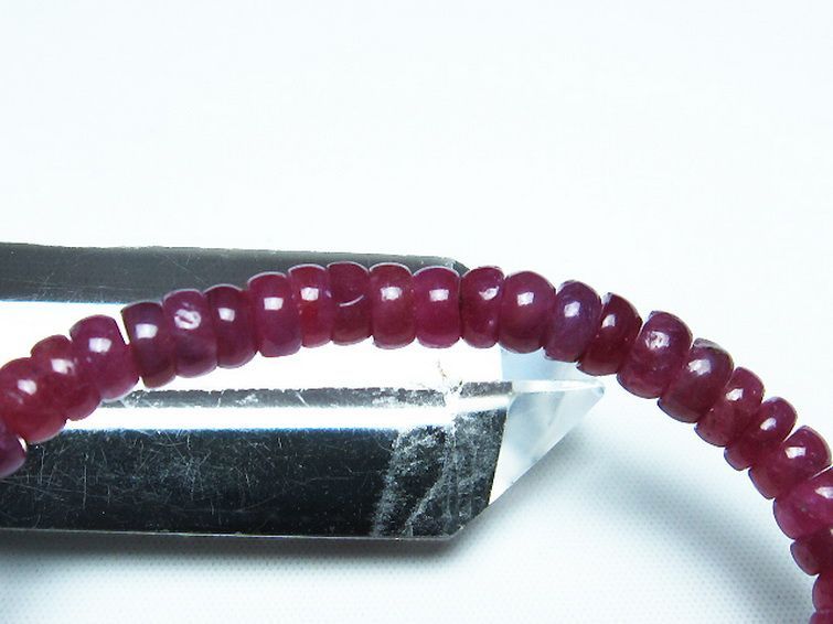 ルビー ブレスレット 7mm [T430-4732] 2枚目